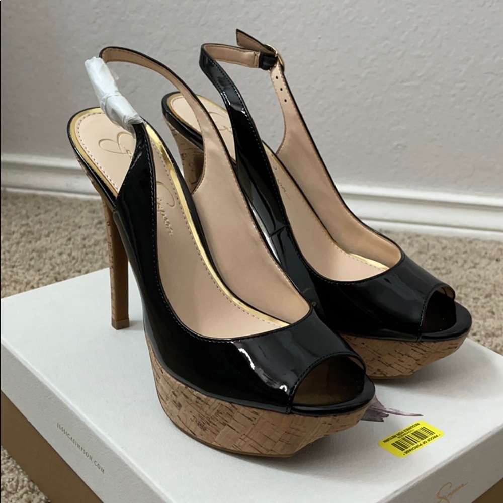 Jessica Simpson Black Heels